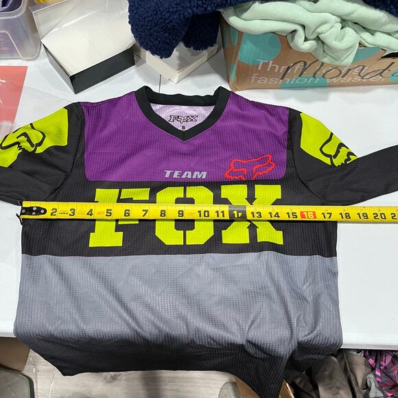 Fox Racing MX Motocross Long Sleeve Graphic Team Jersey Mens Size Small - Picture 6 of 7